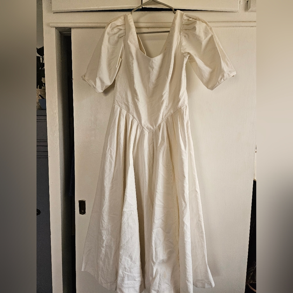 Vintage Laura Ashley wedding dress